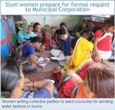 Writing collective petition to ward councillor