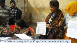 Submitting application form to local authority