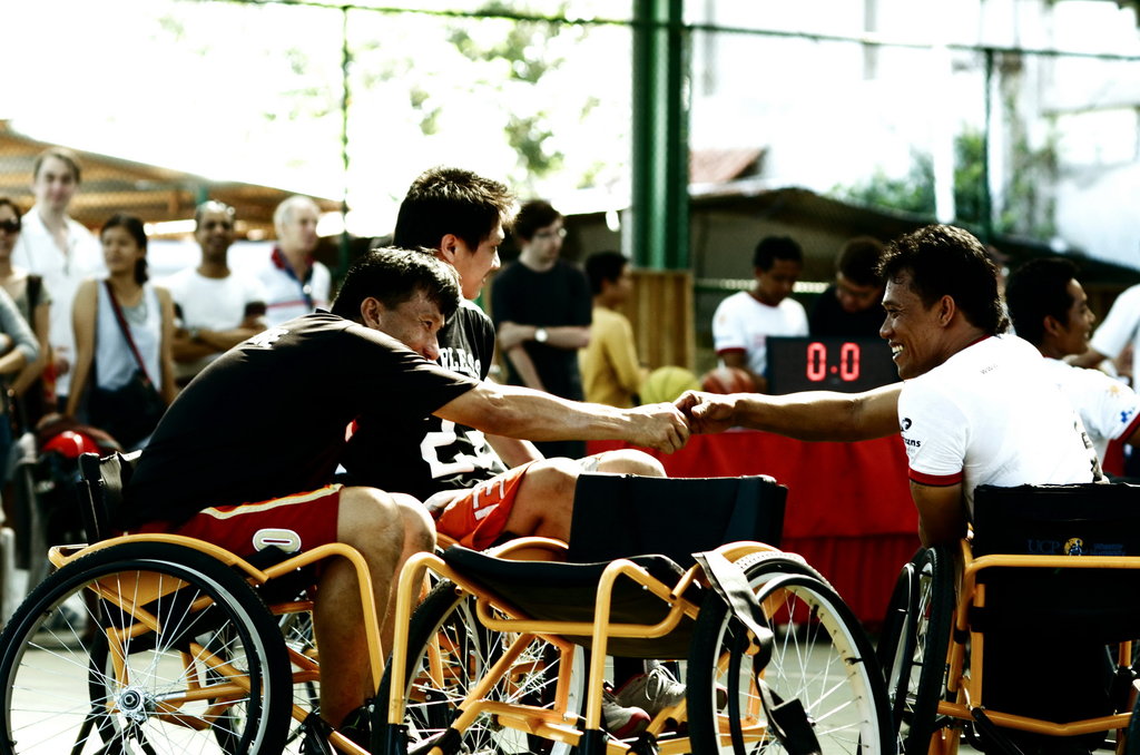 Basketball wheelchairs to 60 disabled persons Bali