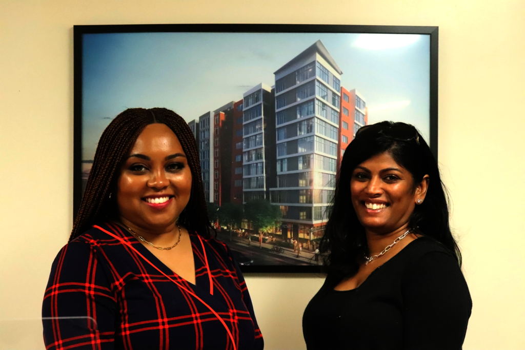 DeeDee and Vanessa - the new 1550 1st ST. building