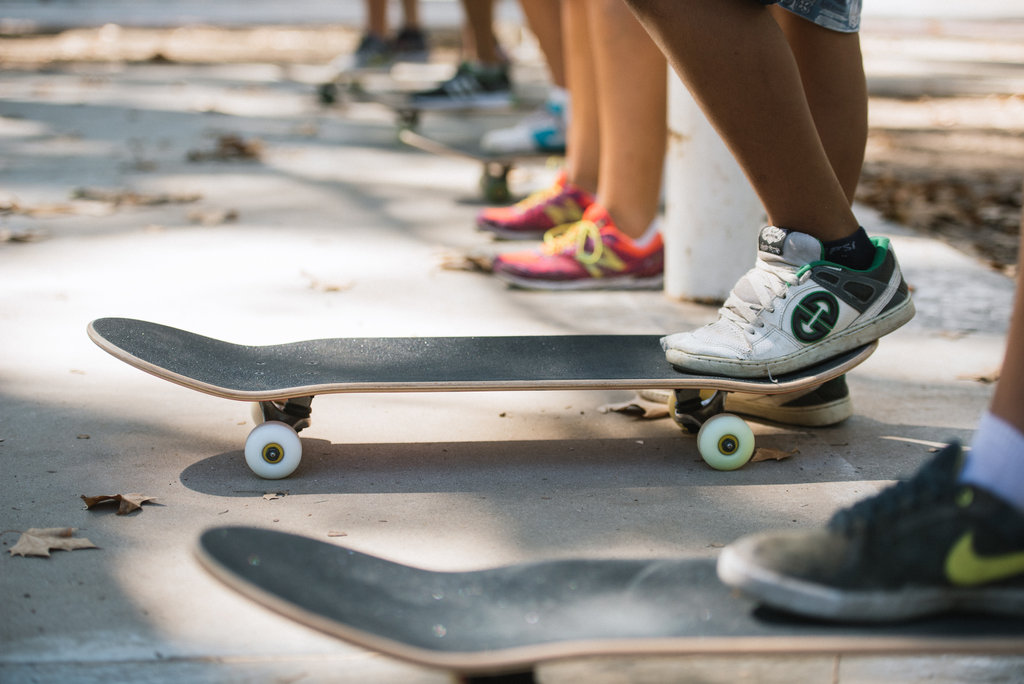 Youngsters challenge poverty through skateboarding