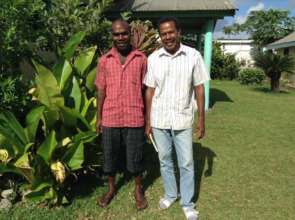 Joel and Iopil, our Vanuatu Trainees
