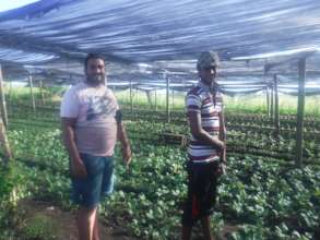 Pranil and brother and their organic farm