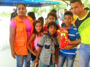 Family in an emotional ties workshop