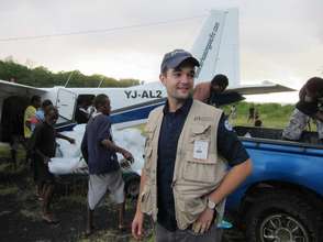 Supply delivery to the island of Ambrym