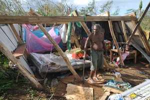 house damaged