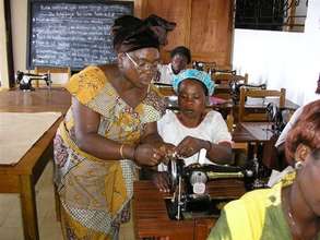 Training women to sew