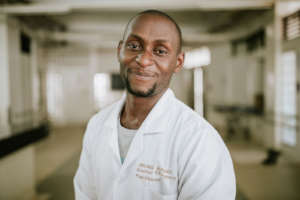 Alfunsi in the ED at Masaka Hospital
