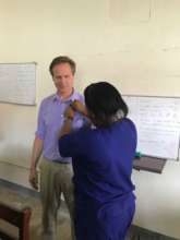 Dr. Randall and 2nd year trainee Winnie