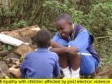 Miss Ann, a student at Wiyeta Girls showing empathy to child aff