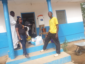 Delivering medical drugs on motorbike
