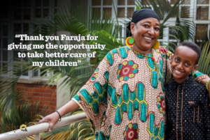 Amina is one of the beneficiaries of the Fund