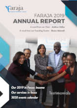 Faraja 2019 Annual Report cover