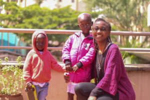 Napot ( left), Naima (centre) and Grace ( right)