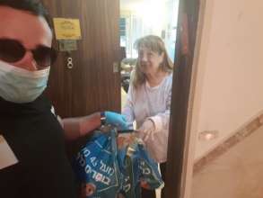 Usually we deliver directly to the elderly's home