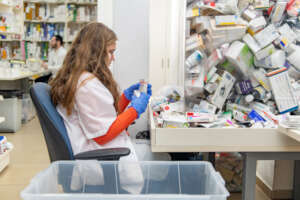 Sorting tens of thousands of donated medicines
