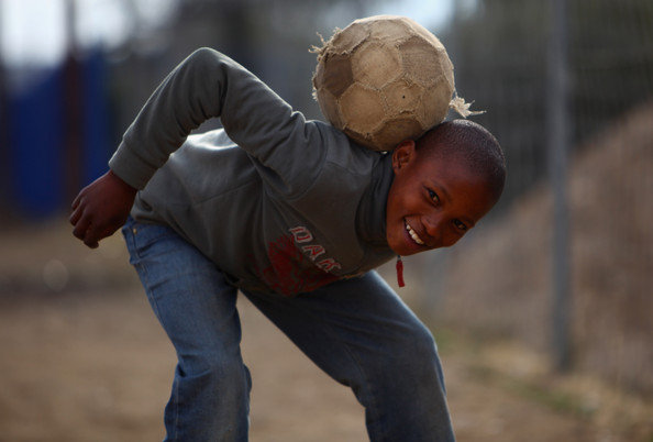 Provide 20 soccer balls to 300 Ugandan children