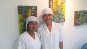 Young mothers Nancy & Vania