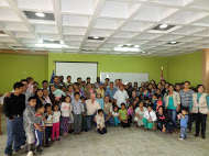 Families learning agriculture for nutrition