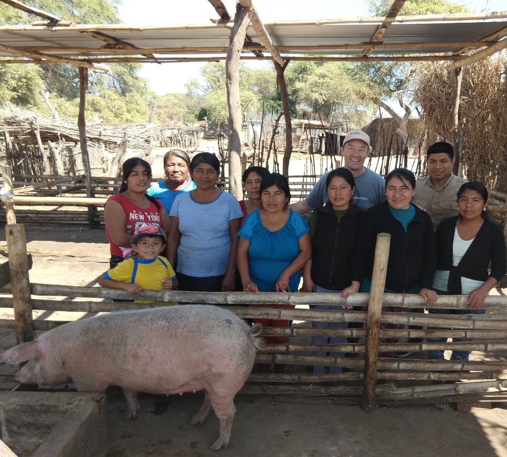 Some of the women in the Santa Elana Women's Coop