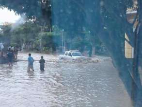 Roads have become rivers in Piura