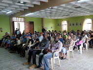 A full classroom of learners