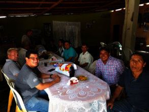 Some of the farmers in the banana cooperative