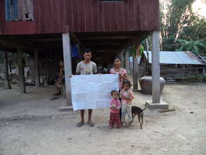 Planting map for farmer Khin Ninith & family