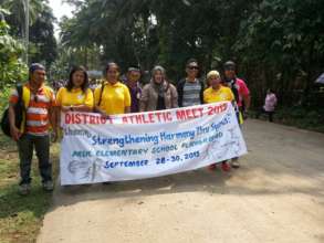 School officials & Elementary principals march