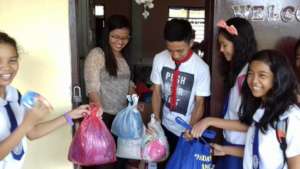 Cuartero NHS Students Create Clothing Drive