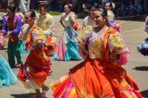 Christian high school dancers perform in Visayas