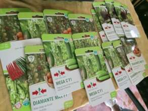 AAI provides seeds and equipment to school gardens