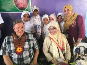Sulu School Superintendent and mini-nurses