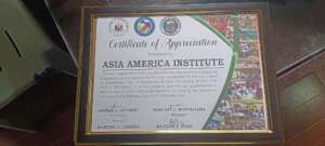AAI receives award from local community