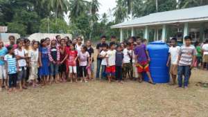 Rainwater Tank at Poblacion ES, Muslim Mindanao