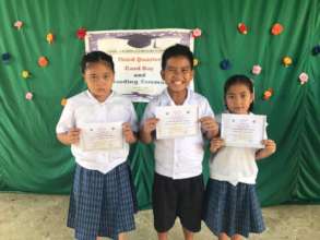 award winning students of catig lacadon