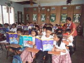 AAI books fascinate pupils at Catig Elementary