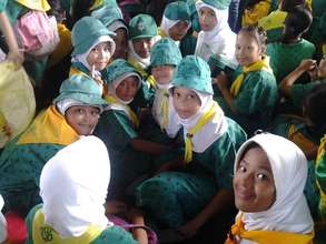 Girl Scouts at Sahaya Madrasa, Sulu
