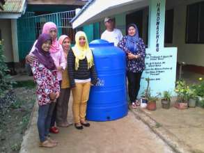 Water tank from AAI at Sheikh Mustafa ES, Sulu