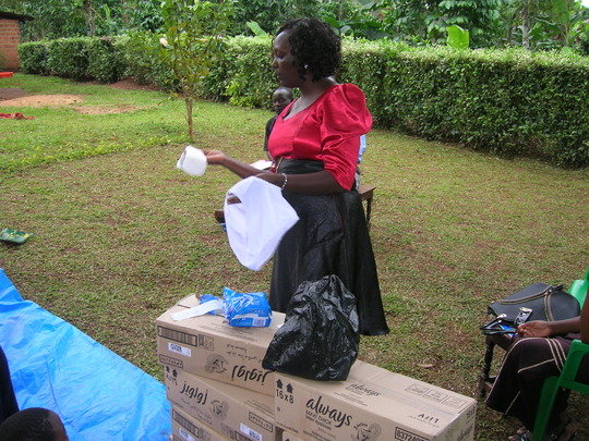Help 50 Ugandan girls make their own sanitary pads