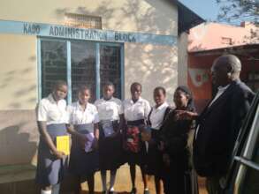 ADDRESSIN ORPHAN GIRL CHILDREN AT OFFICE