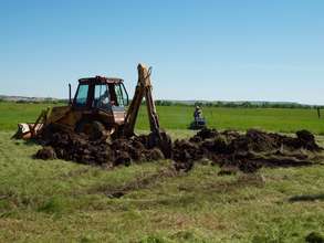 Breaking ground on the new home!