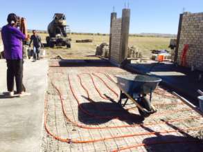 Radiant floor heating