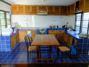 The kitchen will host cooking activities.