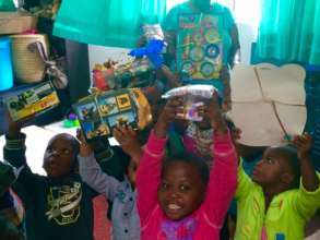 Excited for their Christmas Presents