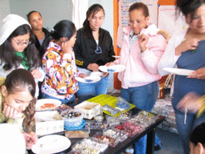 Creating Jewelry during Week of the Arts