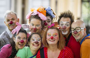 Fund clown performance in children hospital rooms