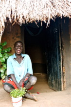 Sebastian built his reading hut at age 11.