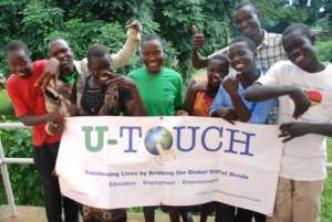 Sponsored Students incl Stephen appreciate U-TOUCH