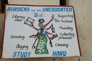 Burdens of an uneducated girl